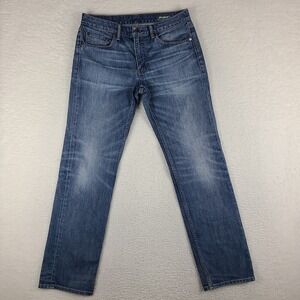BONOBOS Jeans Mens 33x32 Blue Straight BLAINE Medium Wash Denim